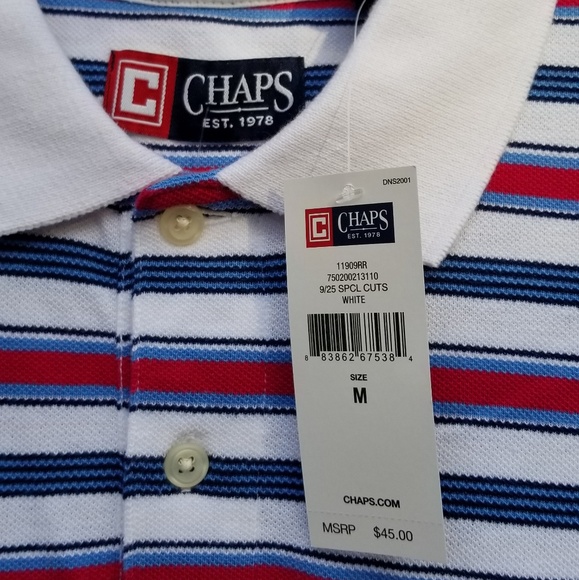 Chaps Mens Polo NWT - Picture 4 of 4